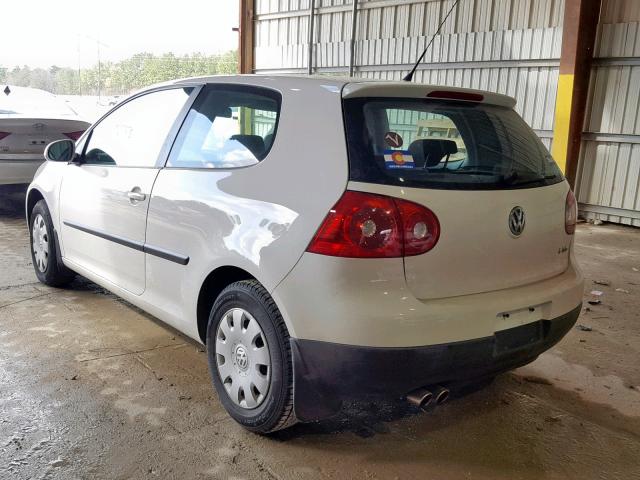 WVWAR71K47W075729 - 2007 VOLKSWAGEN RABBIT WHITE photo 3