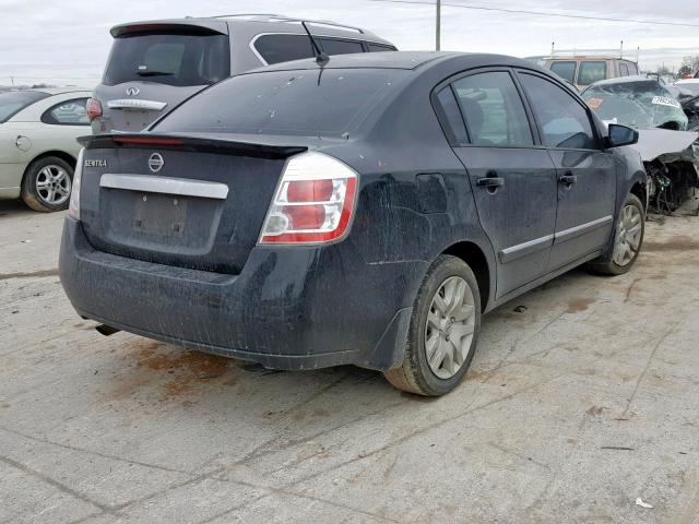 3N1AB6AP5BL697865 - 2011 NISSAN SENTRA 2.0 BLACK photo 4