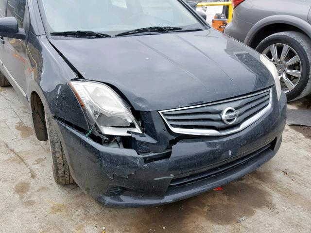 3N1AB6AP5BL697865 - 2011 NISSAN SENTRA 2.0 BLACK photo 9