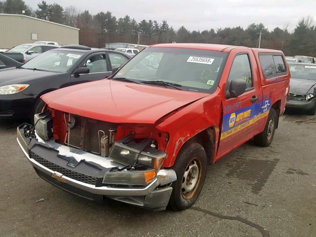 1GCCS146968149500 - 2006 CHEVROLET COLORADO RED photo 2