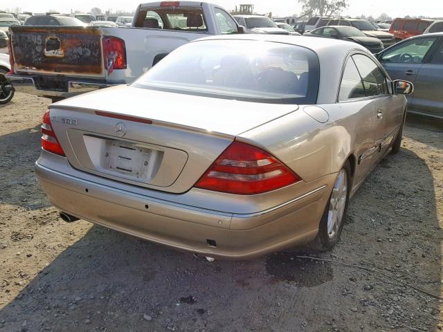 WDBPJ75J92A020927 - 2002 MERCEDES-BENZ CL 500 GOLD photo 4