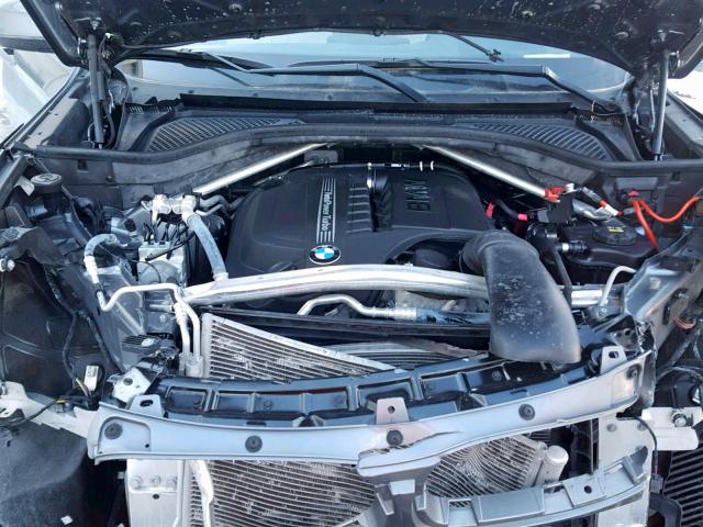 5UXKU2C51F0N76770 - 2015 BMW X6 XDRIVE3 GRAY photo 7