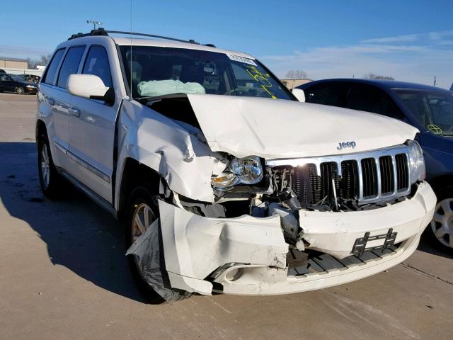 1J8HS58278C129565 - 2008 JEEP GRAND CHER WHITE photo 1