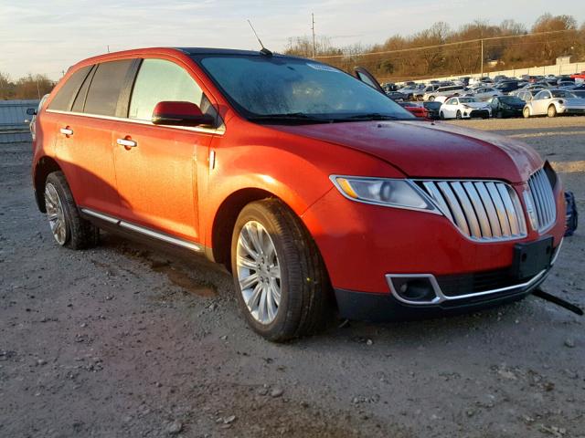 2LMDJ8JK0CBL02288 - 2012 LINCOLN MKX RED photo 1