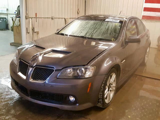 6G2ER57779L210240 - 2009 PONTIAC G8 GRAY photo 2