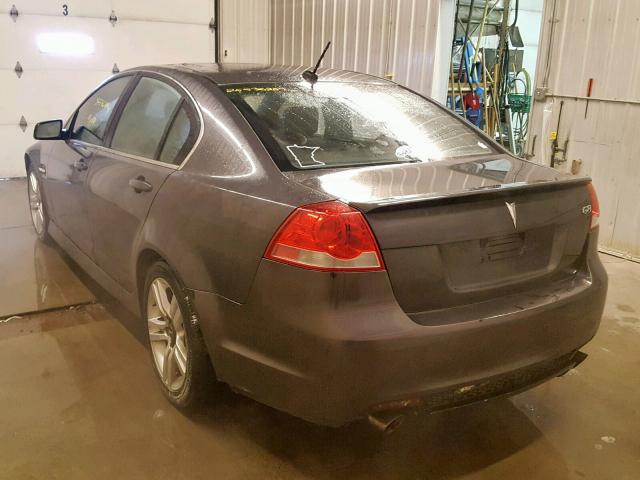 6G2ER57779L210240 - 2009 PONTIAC G8 GRAY photo 3