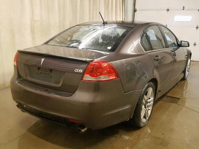 6G2ER57779L210240 - 2009 PONTIAC G8 GRAY photo 4