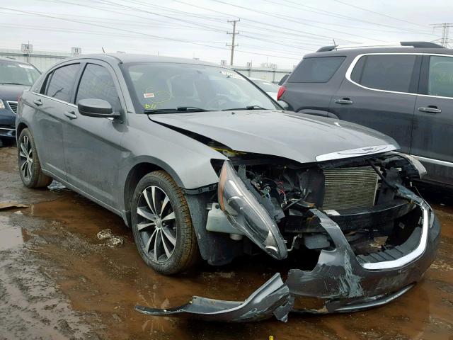 1C3CCBHG8CN257856 - 2012 CHRYSLER 200 S GRAY photo 1