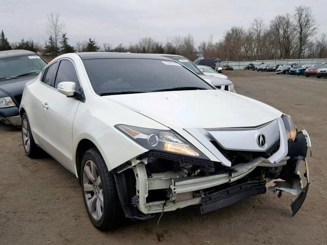 2HNYB1H64AH500715 - 2010 ACURA ZDX ADVANC WHITE photo 1