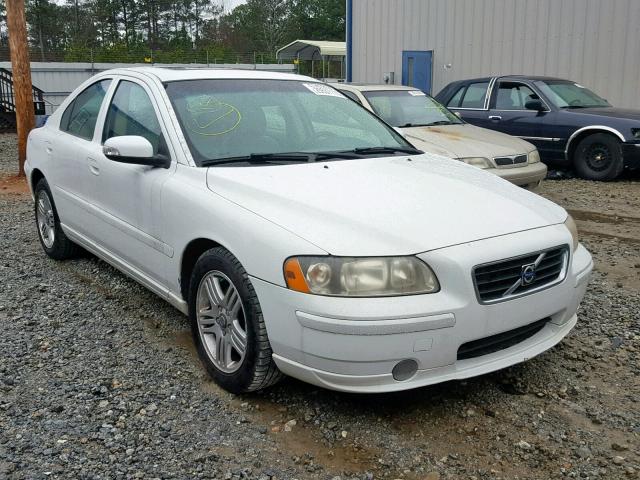 YV1RS592272630338 - 2007 VOLVO S60 2.5T WHITE photo 1