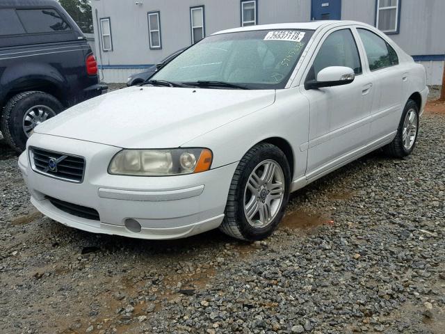 YV1RS592272630338 - 2007 VOLVO S60 2.5T WHITE photo 2