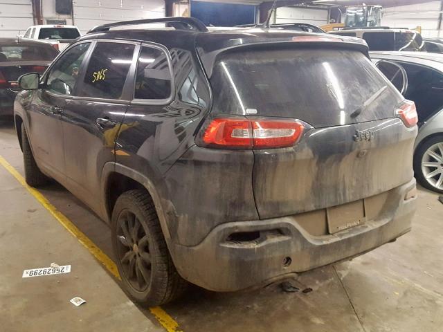 1C4PJLCB9EW313384 - 2014 JEEP CHEROKEE L BLACK photo 3