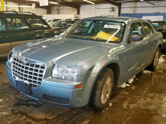 2C3KA43D79H504974 - 2009 CHRYSLER 300 LX BLUE photo 2