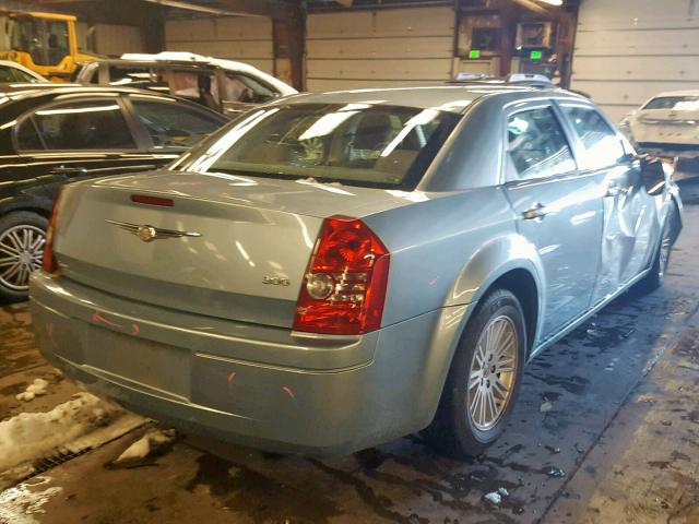 2C3KA43D79H504974 - 2009 CHRYSLER 300 LX BLUE photo 4