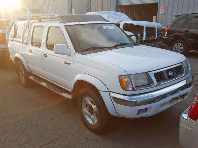 1N6ED27T3YC371599 - 2000 NISSAN FRONTIER C WHITE photo 1