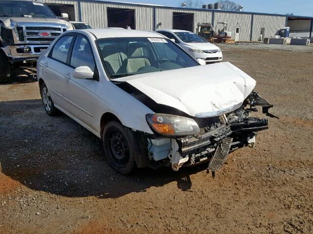 KNAFE221X95601247 - 2009 KIA SPECTRA EX WHITE photo 1