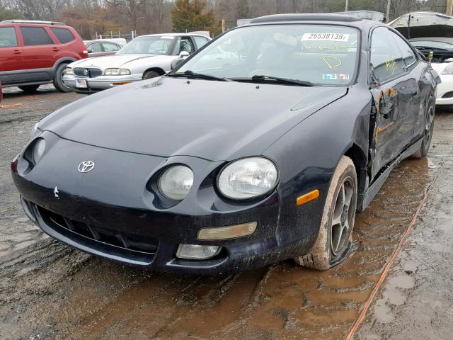 JT2DG02T9W0048232 - 1998 TOYOTA CELICA GT BLACK photo 2