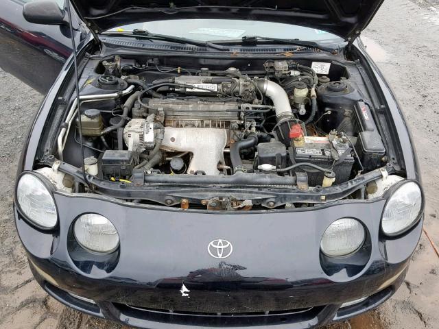 JT2DG02T9W0048232 - 1998 TOYOTA CELICA GT BLACK photo 7