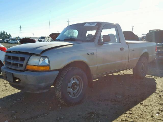 1FTYR10C1YPA33522 - 2000 FORD RANGER GOLD photo 2