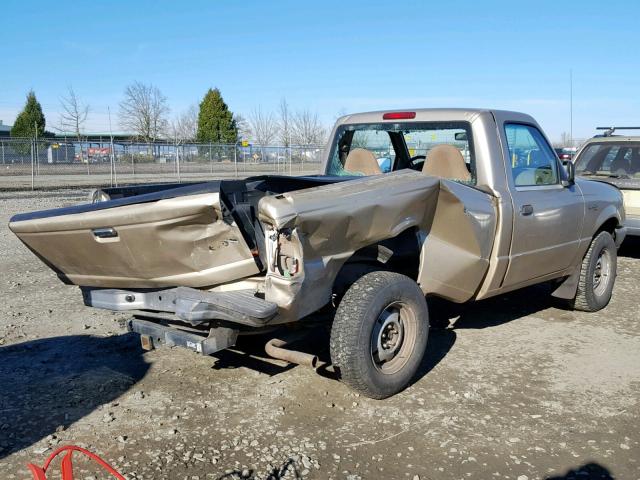 1FTYR10C1YPA33522 - 2000 FORD RANGER GOLD photo 4