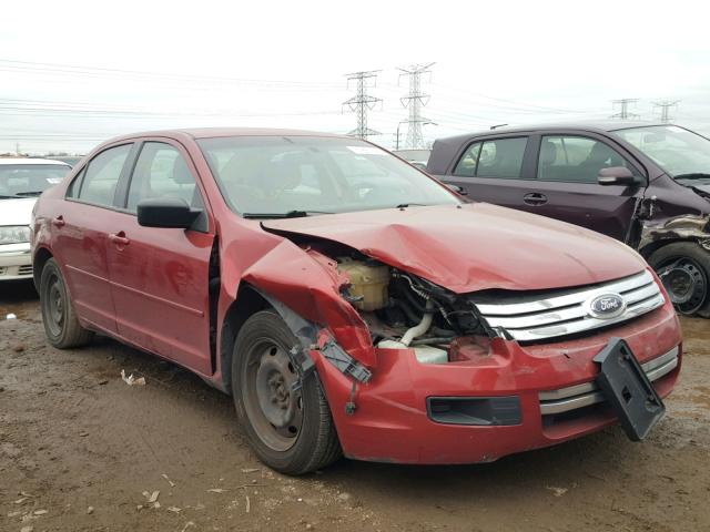 3FAHP06Z47R101840 - 2007 FORD FUSION S RED photo 1