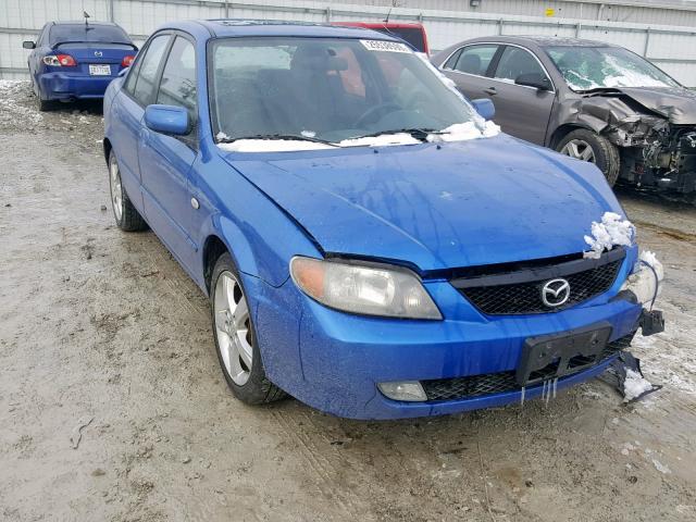 JM1BJ225231140351 - 2003 MAZDA PROTEGE DX BLUE photo 1