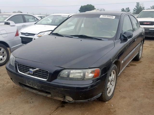 YV1RH58D922129358 - 2002 VOLVO S60 2.5T BLACK photo 2