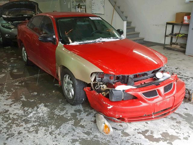 1G2NF52E14C134907 - 2004 PONTIAC GRAND AM S RED photo 1