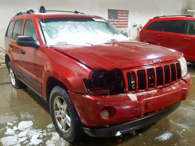 1J4GR48K25C508150 - 2005 JEEP GRAND CHER RED photo 1