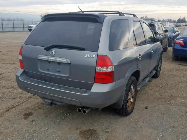 2HNYD18881H525726 - 2001 ACURA MDX TOURIN GREEN photo 4