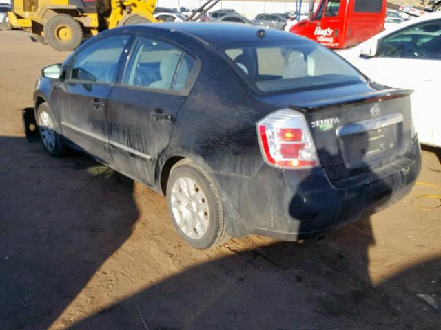 3N1AB6AP3BL724643 - 2011 NISSAN SENTRA 2.0 BLACK photo 3