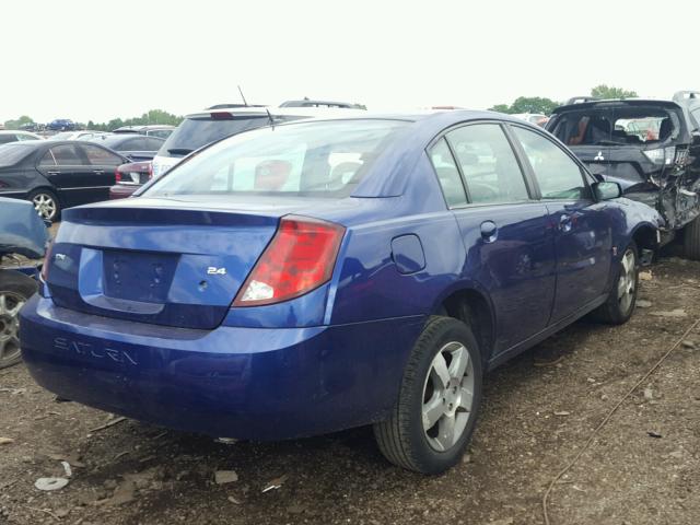 1G8AL55B66Z196818 - 2006 SATURN ION LEVEL BLUE photo 4