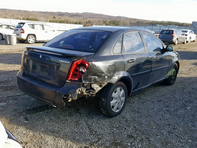 KL5JD56Z07K507206 - 2007 SUZUKI FORENZA BA CHARCOAL photo 4