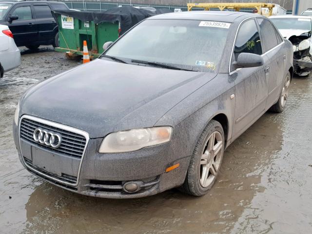 WAUDF78E17A240622 - 2007 AUDI A4 2.0T QU BLACK photo 2