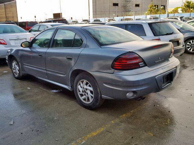 1G2NF52E74C242187 - 2004 PONTIAC GRAND AM S GRAY photo 3