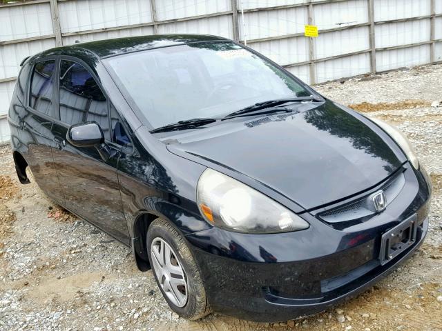 JHMGD38477S011327 - 2007 HONDA FIT BLACK photo 1