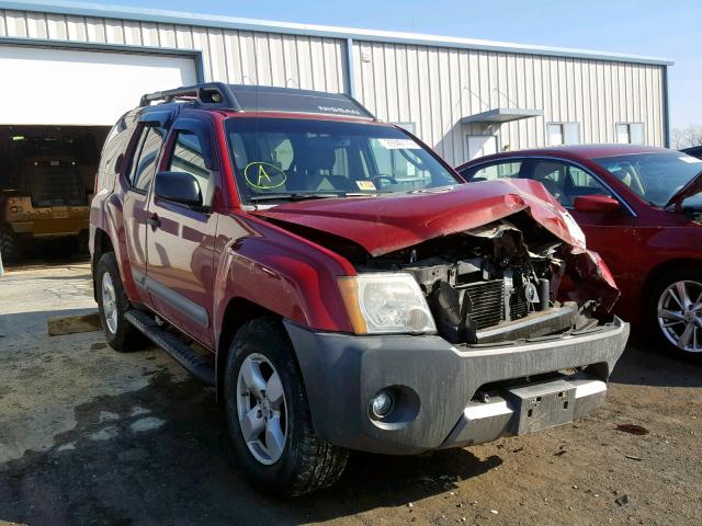 5N1AN08W95C646718 - 2005 NISSAN XTERRA OFF RED photo 1