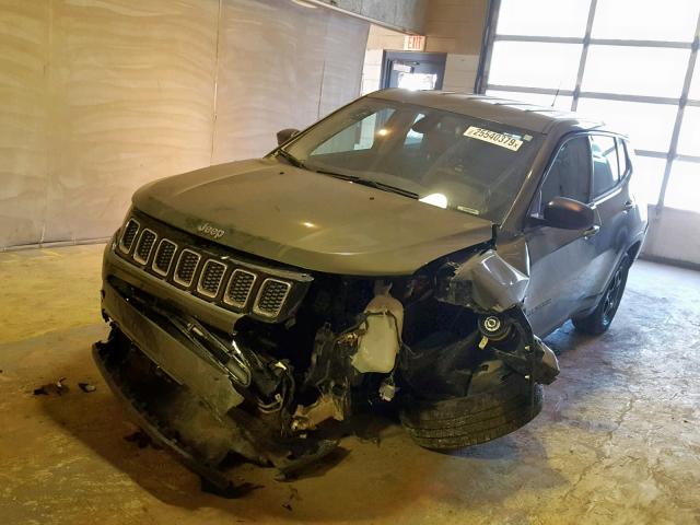 3C4NJDAB1JT351482 - 2018 JEEP COMPASS SP 黑色 照片 2