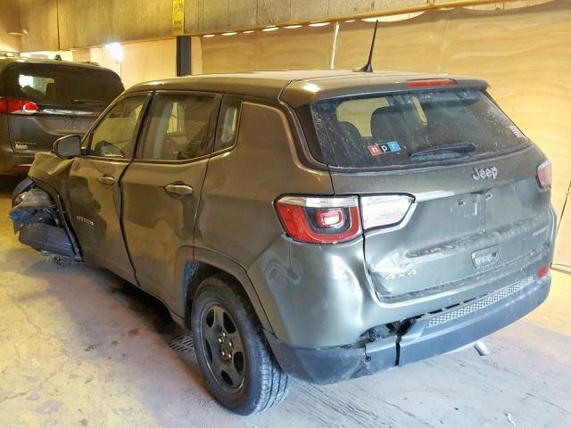 3C4NJDAB1JT351482 - 2018 JEEP COMPASS SP 黑色 照片 3