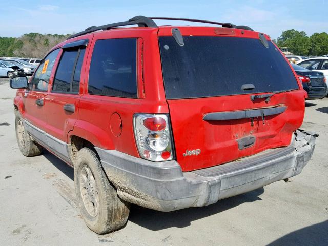 1J4G248SXYC102822 - 2000 JEEP GRAND CHER RED photo 3