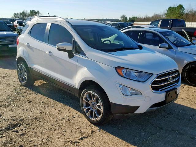 MAJ6P1WL7JC161738 - 2018 FORD ECOSPORT T WHITE photo 1