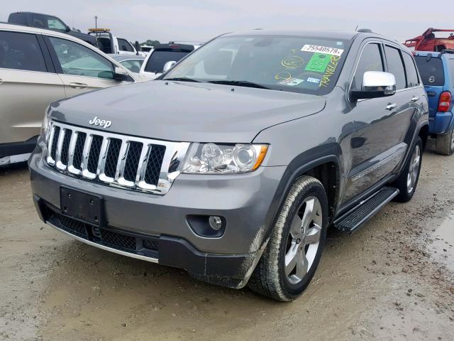 1C4RJECG4DC546508 - 2013 JEEP GRAND CHER GRAY photo 2