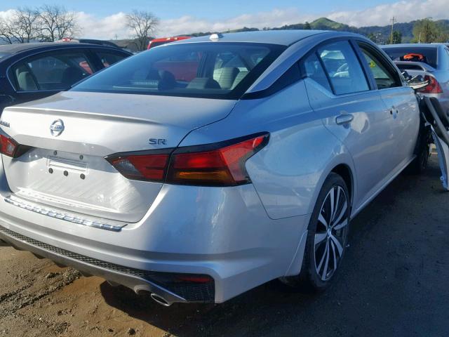 1N4BL4CV4KN306113 - 2019 NISSAN ALTIMA SR SILVER photo 4