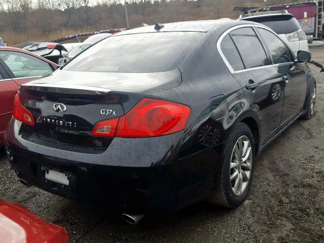 JNKCV61F09M050468 - 2009 INFINITI G37 BLACK photo 4