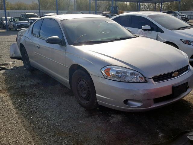 2G1WJ15K569246721 - 2006 CHEVROLET MONTE CARL SILVER photo 1