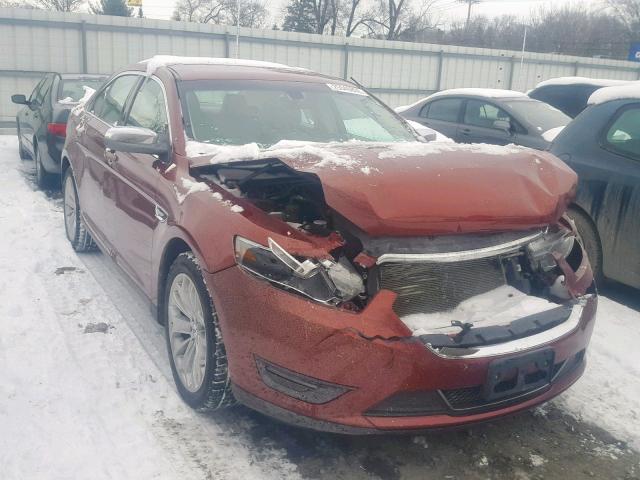 1FAHP2F87EG179861 - 2014 FORD TAURUS LIM RED photo 1