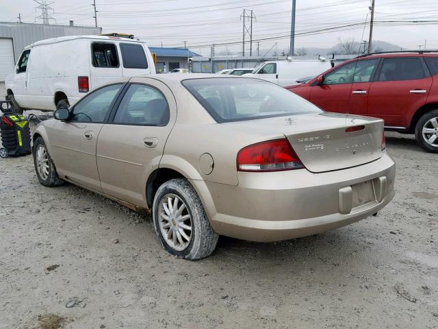 1C3AL46T43N513476 - 2003 CHRYSLER SEBRING LX TAN photo 3