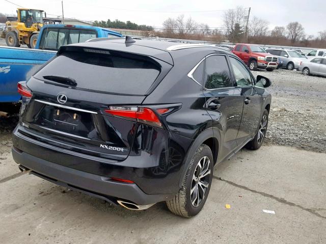 JTJBARBZ6H2110621 - 2017 LEXUS NX 200T BLACK photo 4