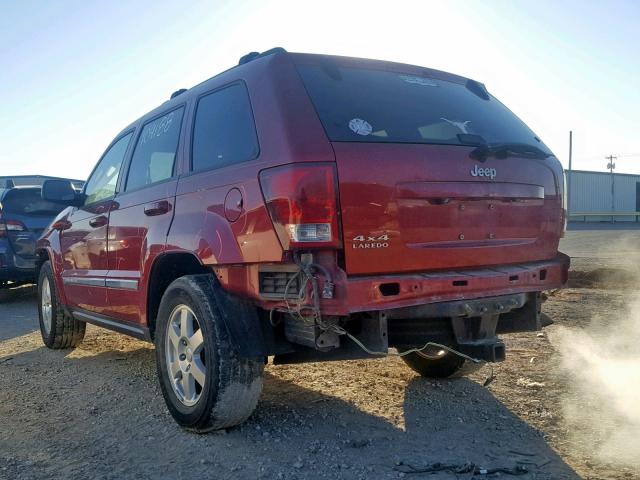 1J4PR4GK1AC117616 - 2010 JEEP GRAND CHER RED photo 3