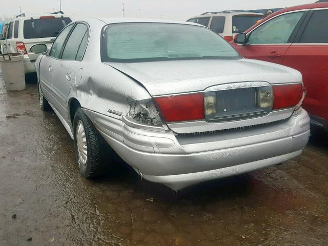 1G4HP54K12U230340 - 2002 BUICK LESABRE CU SILVER photo 3